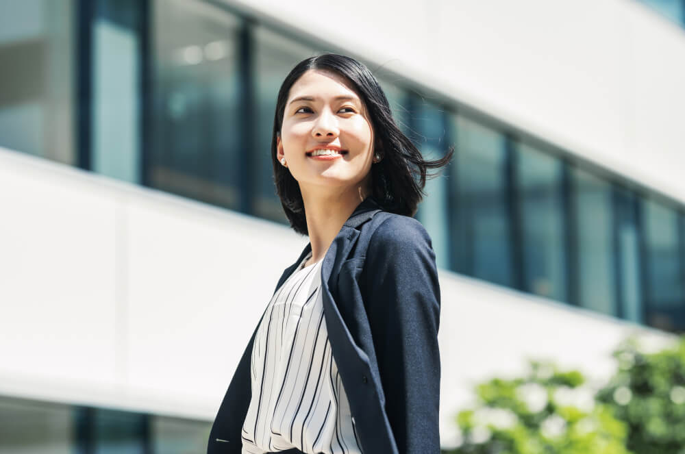 サポーター女性